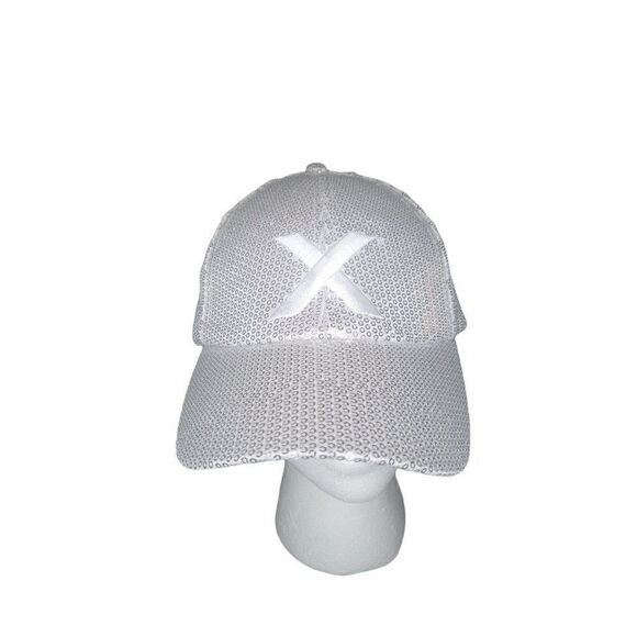 Princess Cruises Adjustable Strap Hat Glittery Silver Travel OS - Picture 1 of 5